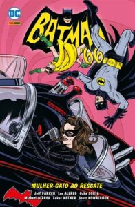 Capa Batman 66' Mulher Gato ao Resgate